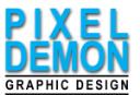 Pixel Demon Graphic Design logo